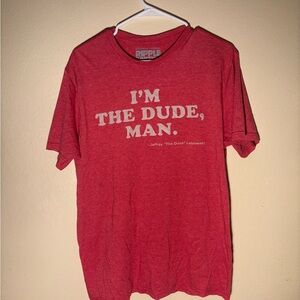 Ripple Junction Red 'The Dude' Graphic Tee